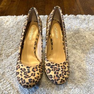 Cheetah Print Pump, 3” heel